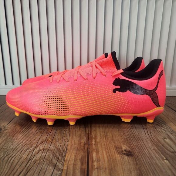 PUMA Future 7 Play FG/AG 107723-03 Men Sz 13 Black Sunset Glow Soccer Cleats NEW main image 6
